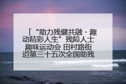 “助力残健共融・趣动精彩人生”残障人士趣味运动会 田村路街道第三十五次全国助残日主题活动圆满举办