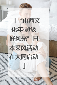 “山西文化年·超级好风光”日本采风活动在大同启动