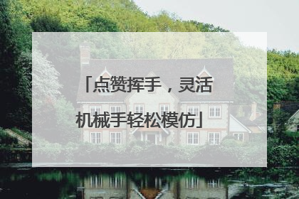 点赞挥手，灵活机械手轻松模仿