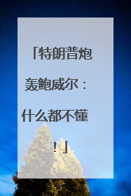 特朗普炮轰鲍威尔：什么都不懂！