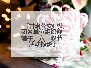 甘肃公交建集团各单位组织迎端午、六一双节活动掠影