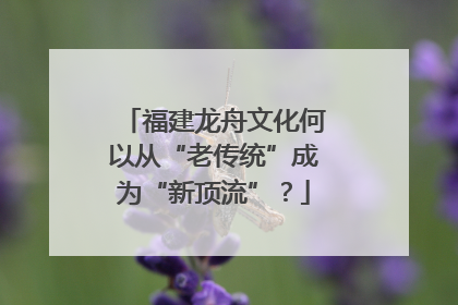福建龙舟文化何以从“老传统”成为“新顶流”？