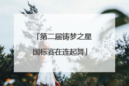 第二届铸梦之星国标赛在连起舞