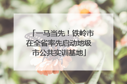 一马当先！铁岭市在全省率先启动地级市公共实训基地