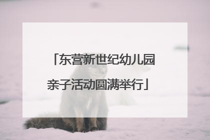 东营新世纪幼儿园亲子活动圆满举行