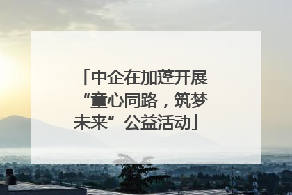中企在加蓬开展“童心同路，筑梦未来”公益活动