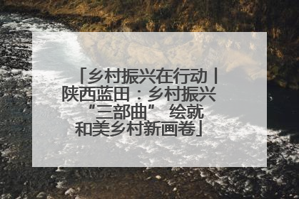 乡村振兴在行动丨陕西蓝田：乡村振兴 “三部曲” 绘就和美乡村新画卷