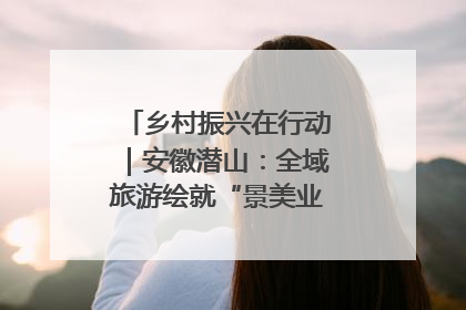 乡村振兴在行动｜安徽潜山：全域旅游绘就“景美业兴民富”新画卷