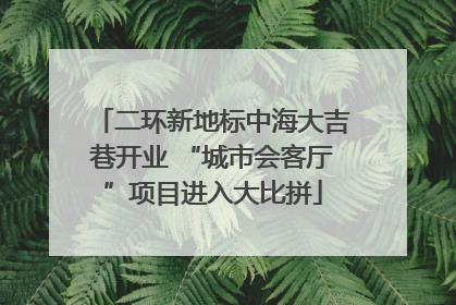 二环新地标中海大吉巷开业 “城市会客厅”项目进入大比拼