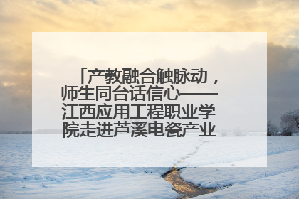 产教融合触脉动，师生同台话信心——江西应用工程职业学院走进芦溪电瓷产业园创新思政课堂