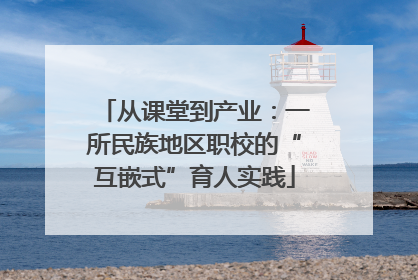 从课堂到产业：一所民族地区职校的“互嵌式”育人实践