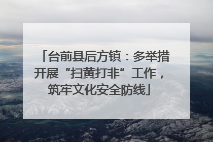 台前县后方镇：多举措开展“扫黄打非”工作，筑牢文化安全防线