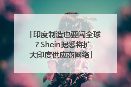 印度制造也要闯全球？Shein据悉将扩大印度供应商网络