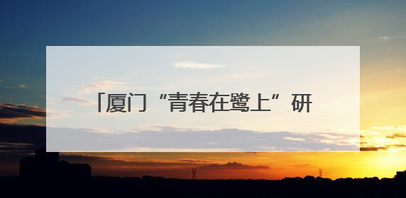 厦门“青春在鹭上”研习营开营，16台青解锁创业文化“双精彩”