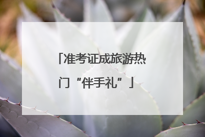 准考证成旅游热门“伴手礼”