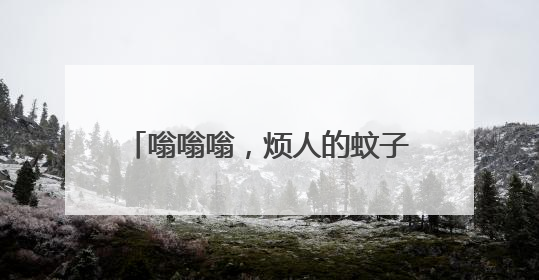 嗡嗡嗡，烦人的蚊子又多起来了！送你一份夏日防蚊全攻略