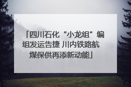 四川石化“小龙组”编组发运告捷 川内铁路航煤保供再添新动能
