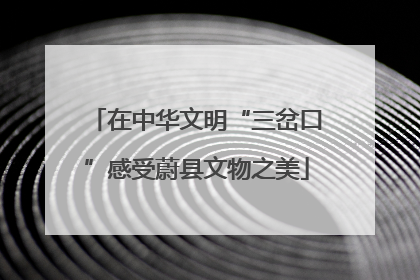 在中华文明“三岔口”感受蔚县文物之美
