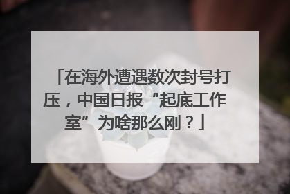 在海外遭遇数次封号打压，中国日报“起底工作室”为啥那么刚？