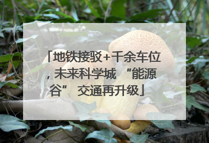 地铁接驳+千余车位，未来科学城 “能源谷” 交通再升级