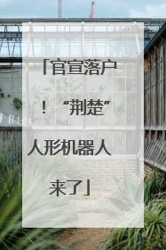 官宣落户！“荆楚”人形机器人来了