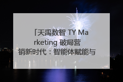 天禹数智 TY Marketing 破局营销新时代：智能体赋能与人才培育双轮驱动