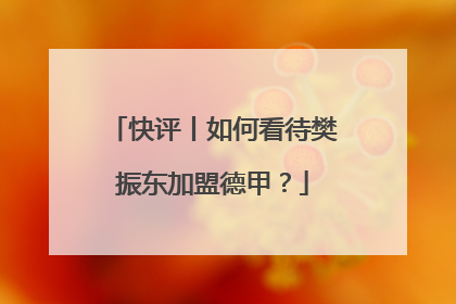 快评丨如何看待樊振东加盟德甲？