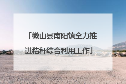 微山县南阳镇全力推进秸秆综合利用工作