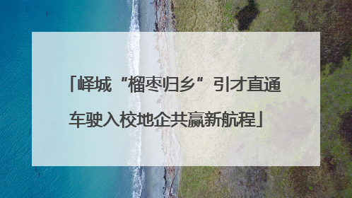 峄城“榴枣归乡”引才直通车驶入校地企共赢新航程
