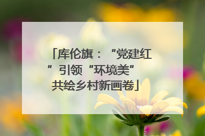 库伦旗：“党建红”引领“环境美” 共绘乡村新画卷