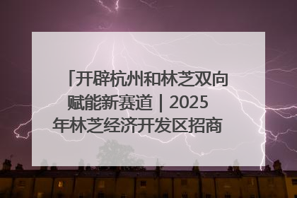 开辟杭州和林芝双向赋能新赛道｜2025年林芝经济开发区招商引资（杭州）推介展销活动在杭举办