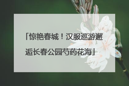惊艳春城！汉服巡游邂逅长春公园芍药花海