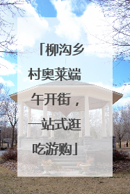 柳沟乡村奥莱端午开街，一站式逛吃游购