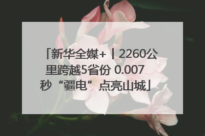 新华全媒+丨2260公里跨越5省份 0.007秒“疆电”点亮山城