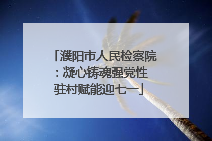 濮阳市人民检察院：凝心铸魂强党性 驻村赋能迎七一