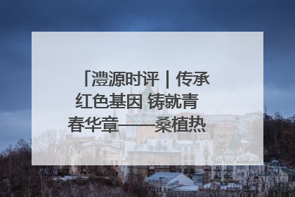 澧源时评｜传承红色基因 铸就青春华章——桑植热土上的青春长征