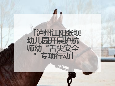 泸州江阳张坝幼儿园开展护航师幼“舌尖安全”专项行动