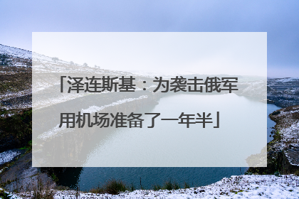 泽连斯基：为袭击俄军用机场准备了一年半