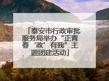 泰安市行政审批服务局举办“正青春‘政’有我”主题团建活动