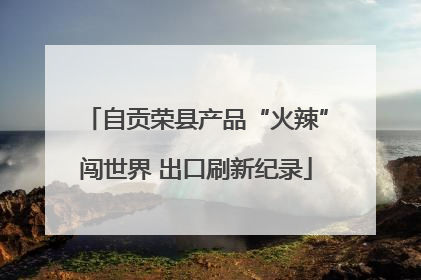 自贡荣县产品“火辣”闯世界 出口刷新纪录