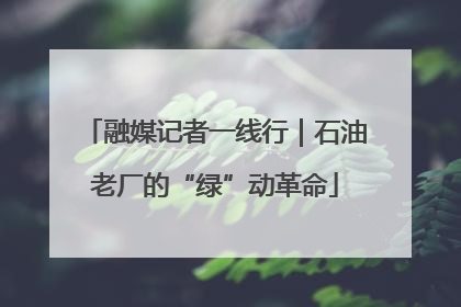 融媒记者一线行｜石油老厂的“绿”动革命