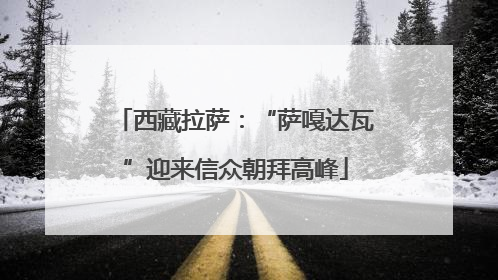 西藏拉萨：“萨嘎达瓦”迎来信众朝拜高峰