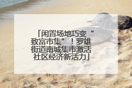 闲置场地巧变“致富市集”！罗雄街道南城集市激活社区经济新活力