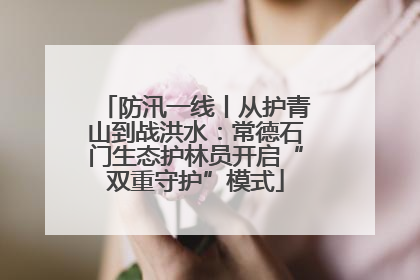 防汛一线丨从护青山到战洪水：常德石门生态护林员开启“双重守护”模式