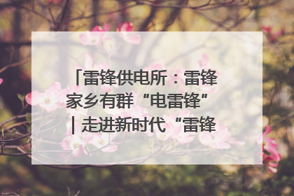 雷锋供电所：雷锋家乡有群“电雷锋”｜走进新时代“雷锋传人 长沙榜样”