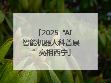 2025“AI智能机器人科普展”亮相西宁