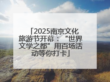 2025南京文化旅游节开幕：“世界文学之都”用百场活动等你打卡